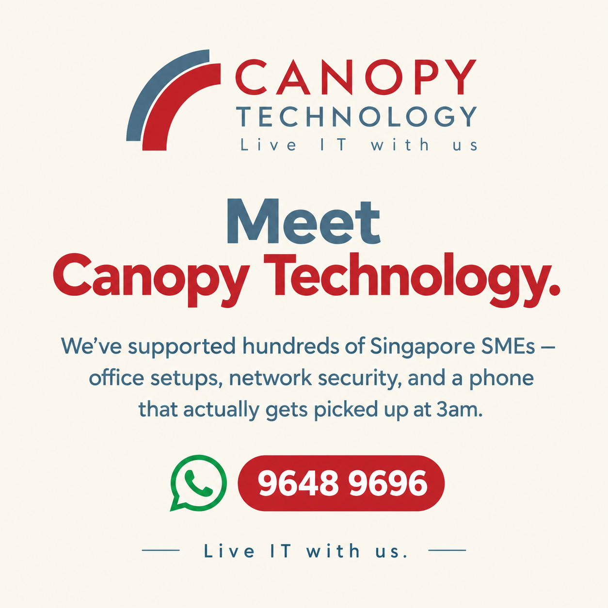 Meet Canopy Technology - Singapore IT support since 2011
